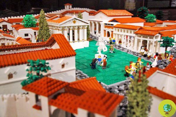 Pompeii: the ancient city rebuilt with 190 thousand Lego bricks