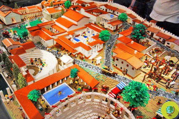 Pompeia: a antiga cidade reconstruída com 190 mil peças de Lego