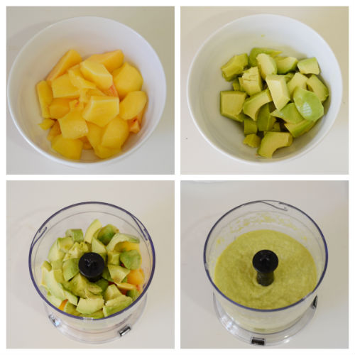 Sorvete light de pêssego e abacate: a receita (vegana) sem adição de açúcar e sem sorveteira