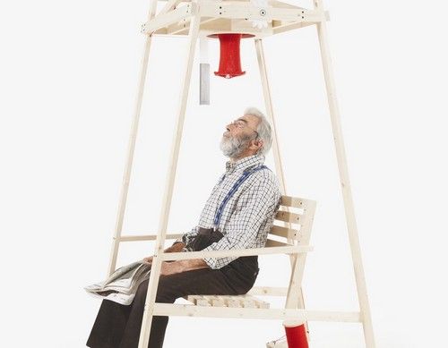 Rocking Knit Chair, la chaise berçante qui tricote pour vous
