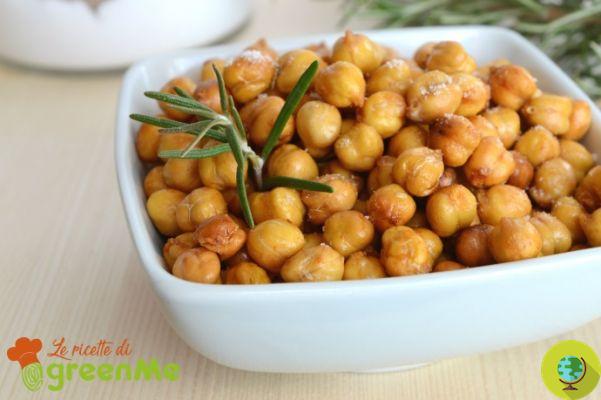 Roasted paprika chickpeas: a quick recipe for a crunchy and healthy snack
