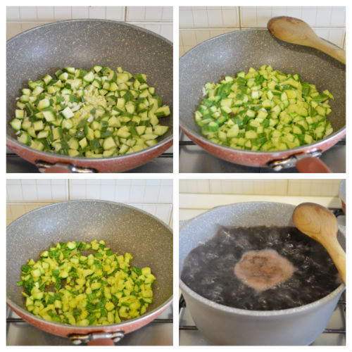 Venere rice with courgettes [vegan recipe]