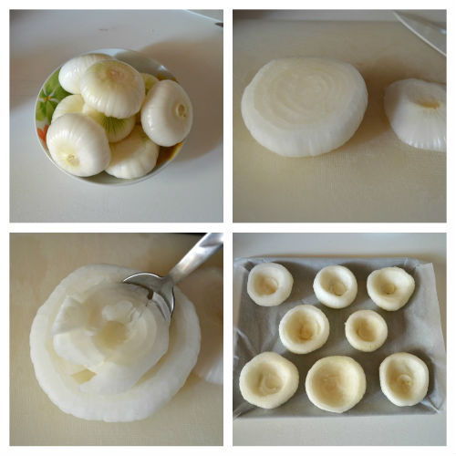Baked stuffed onions (vegan recipe)