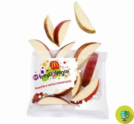 Happy Meal: less fried food and more fruit and vegetables in the McDonald's bag