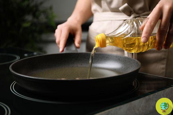 How many times can the same frying oil be reused (before disposing of it properly)