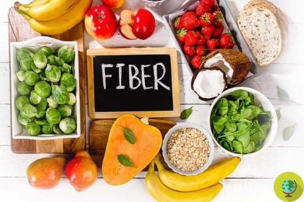 Eating 30 grams of fiber each day reduces the risk of diabetes and heart attack