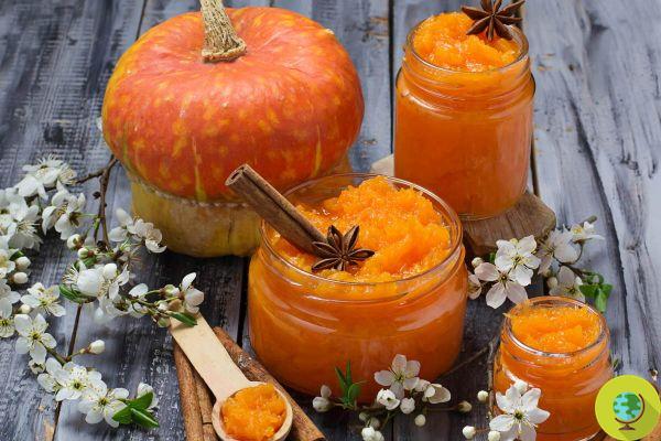 Pumpkin and cinnamon jam: the preserve without refined sugars