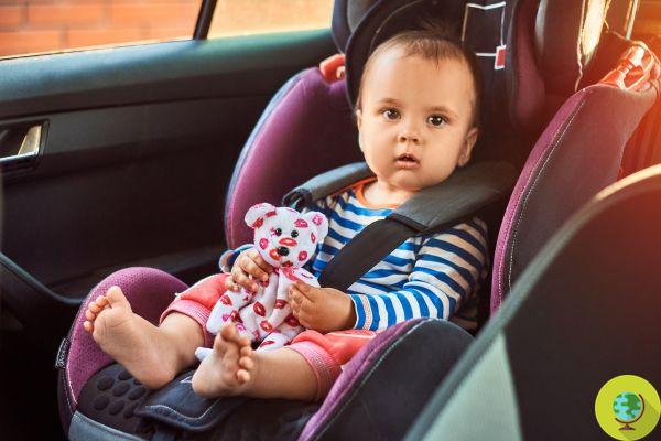 Child seats, does the car headrest need to be removed for safety? The test