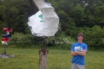 DIY Home Wind: Students make wind turbines out of scrap materials
