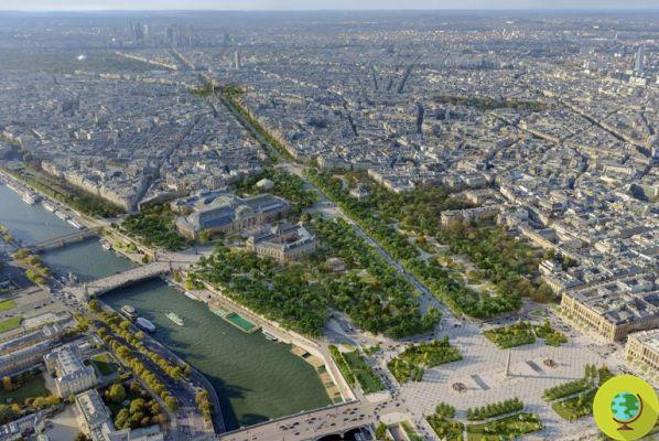 A Champs-Élysées de Paris se tornará um jardim extraordinário