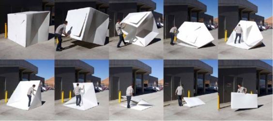 Abrigo Compacto: a barraca de baixo custo que pode ser montada em 10 passos