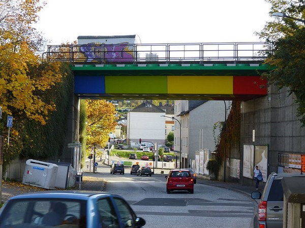 Lego Bridge, the extraordinary Lego bridge in Germany (PHOTO)