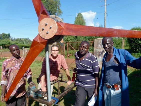 The do-it-yourself wind farm that brings energy to Africa using scrap