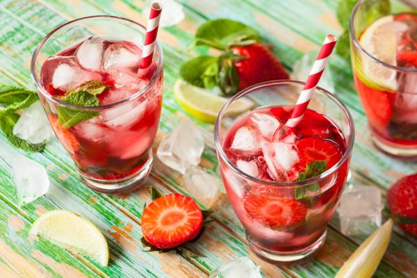 10 recetas de aguas con sabor a frutas