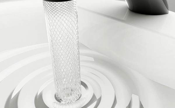 Swirl: the ecological faucet to save water by modeling the flow… with art!