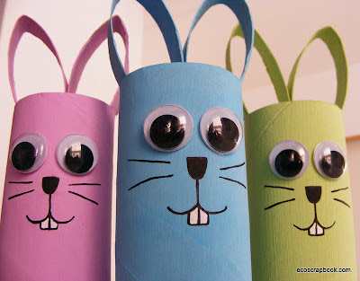 Decorações para a Páscoa: coelhinhos reciclados de forma criativa para fazer com as crianças