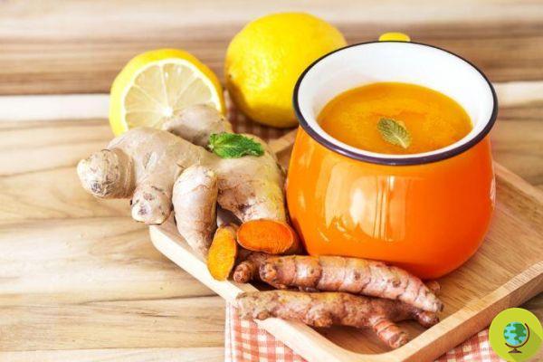 Turmeric lemonade, the recipe for improving mood and reducing anxiety