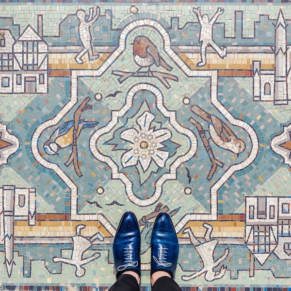 Os extraordinários mosaicos que colorem os pisos ingleses (FOTO)