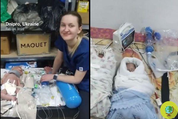 Ucrânia: o vídeo de bebês de UTI evacuados para um abrigo antiaéreo aperta o coração
