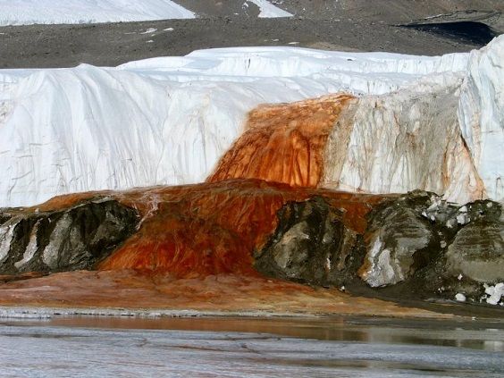 Antártida: el fenómeno del glaciar que “sangra”