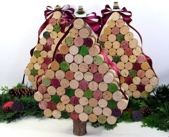 10 mini sapins de Noël gratuits issus du recyclage créatif
