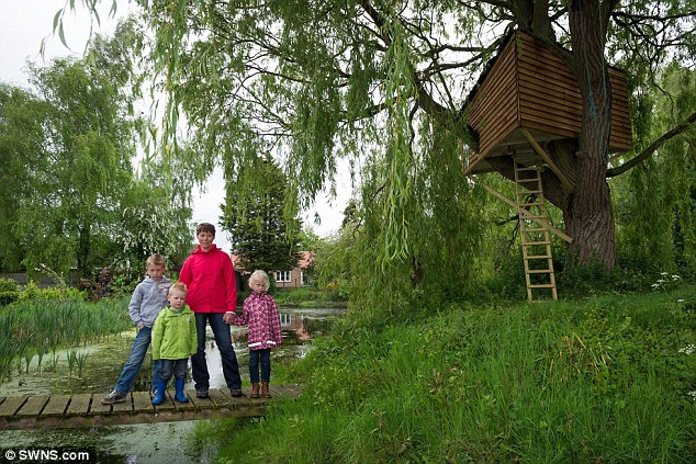 Treehouse: the self-built tree house for children demolished by UK authorities