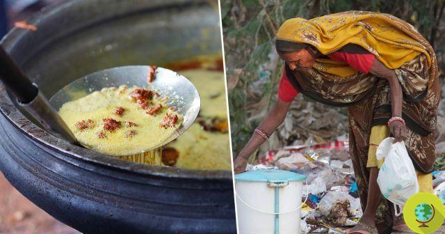 ¡Comida para… basura! Abre el primer 'café basura' en India donde las comidas se pagan con plástico
