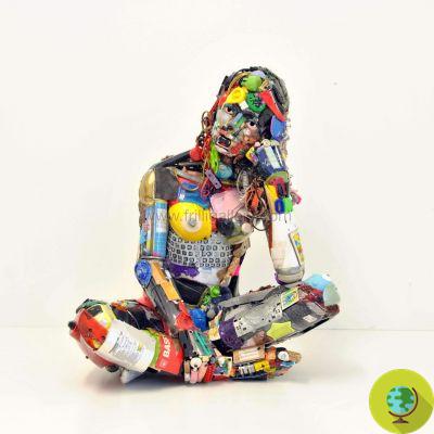 Art from waste : les sculptures pleines d'émotions de Dario Tironi