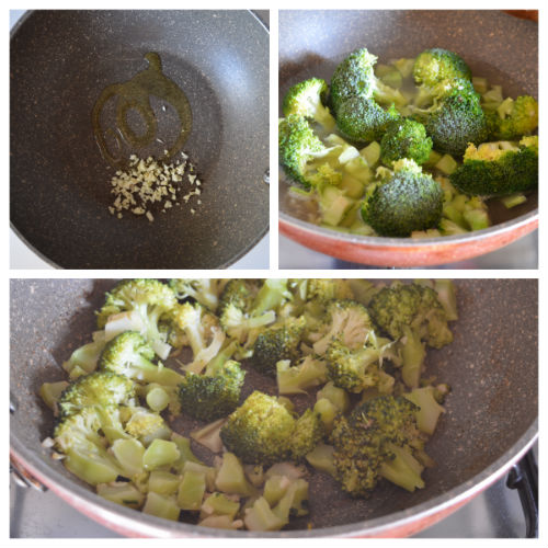 Gnocchi with broccoli pesto (recipe without potatoes)