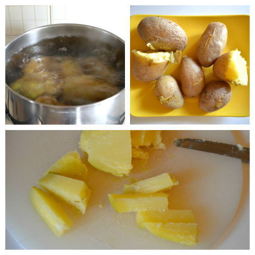 Salade de pommes de terre et haricots verts - Recette