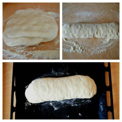 Pão de sêmola caseiro com fermento