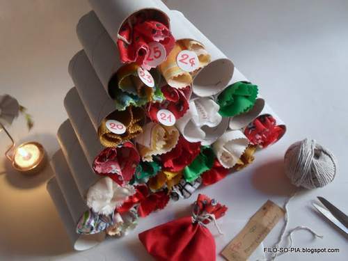 Adornos navideños con rollos de papel higiénico: 10 ideas DIY