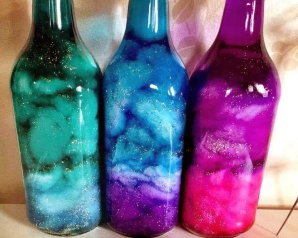 Reciclaje creativo de tarros de cristal: cómo crear una nebulosa fantástica (FOTO)