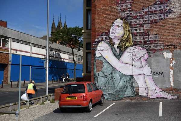 Street Art regenera e colore Blackpool, Reino Unido (FOTO)