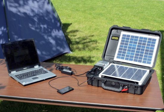 Photovoltaïque portable : l'énergie solaire dans un chariot