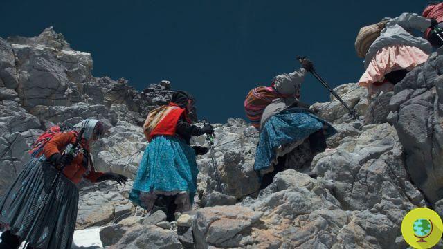 Cholitas: indigenous Bolivian women conquer America's highest peak for women's freedom and empowerment