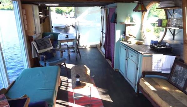 La maravillosa casa flotante de Bonnie (FOTO y VIDEO)
