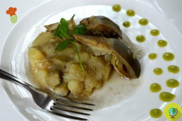 Artichokes and potatoes: the recipe for an easy and tasty side dish (vegan)