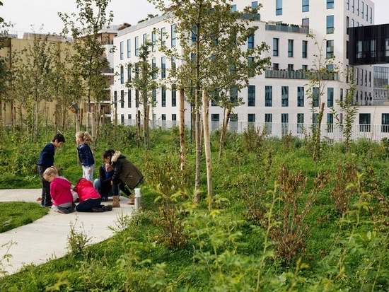 Green School: una escuela de techo verde en las afueras de París