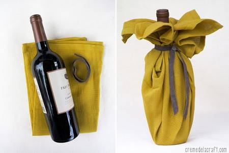 10 DIY bottle gift boxes