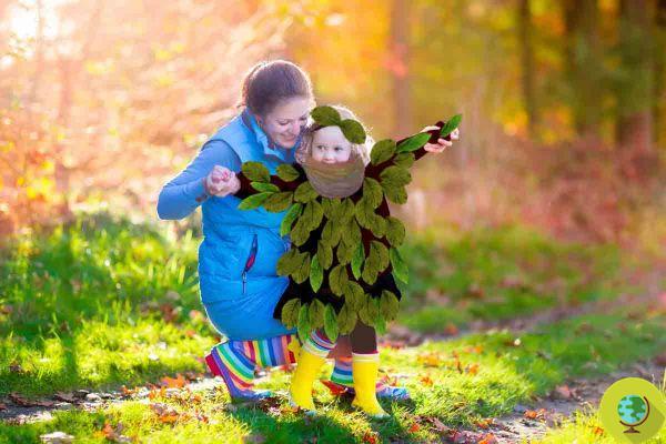 DIY tree carnival costume: find out how to make it with recycled materials