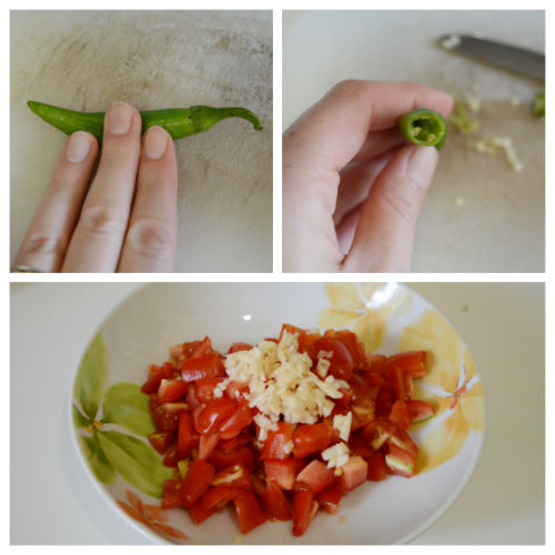 Primeros platos de verano: cous cous con friggitelli y tomates datterini