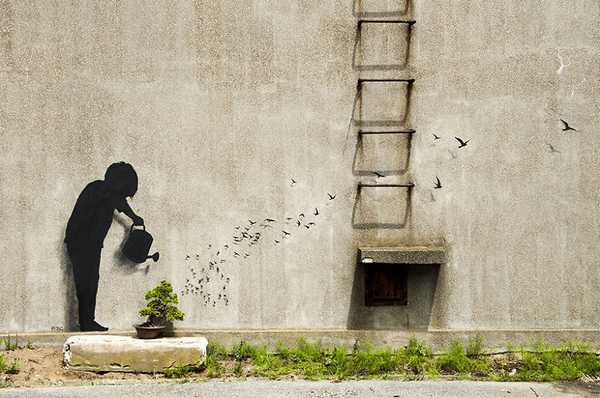 Street Art: the political and social issues of Asia through Pejac's gaze