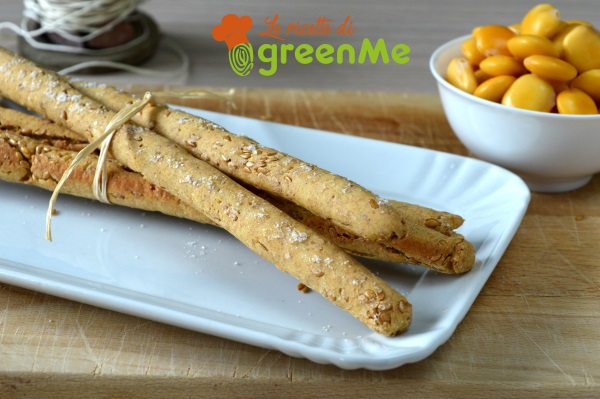 Homemade breadsticks with surplus sourdough and lupine flour