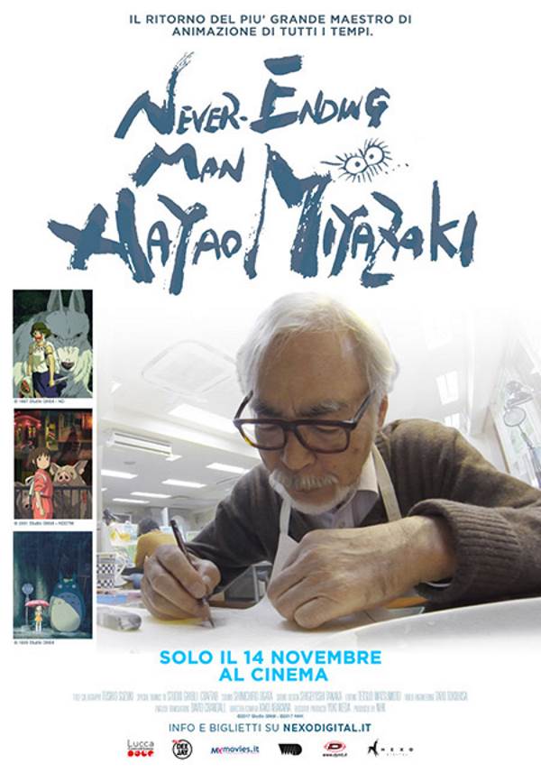 Never ending man: the documentary that tells the extraordinary Miyazaki (Trailer)
