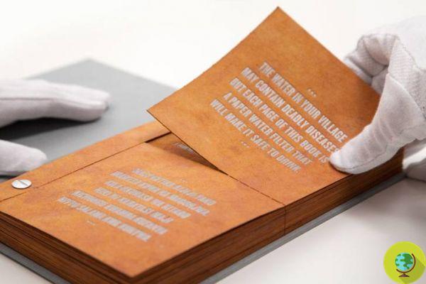 The Drinkable Book: the book that purifies water to prevent cholera