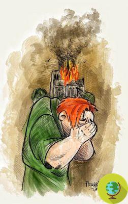 Fire of Notre-Dame: el emotivo homenaje de ilustradores de todo el mundo