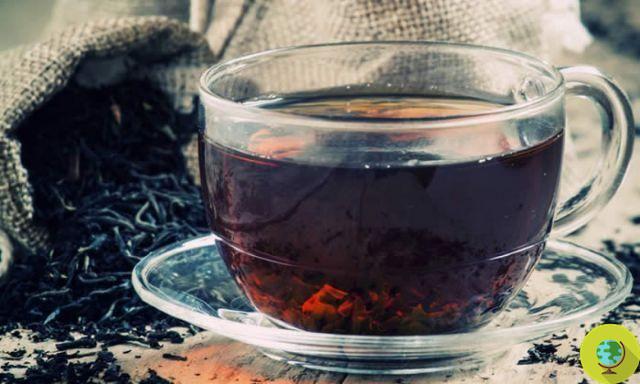 Black tea activates the metabolism and helps you lose weight