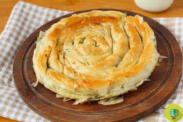 Burek aux épinards : la recette de tarte salée typique de la cuisine des Balkans