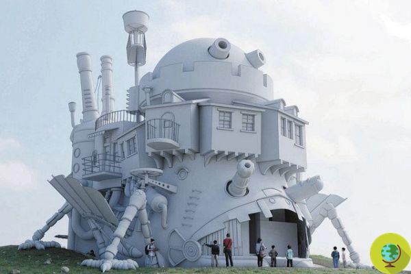 Studio Ghibli está construindo Howl's Moving Castle em tamanho real